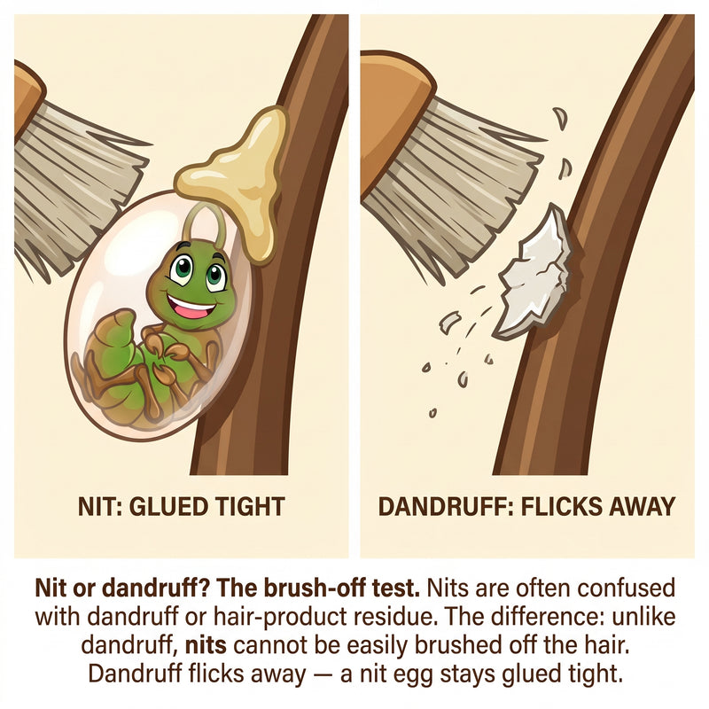 The brush-off test